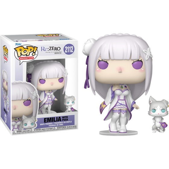 Funko POP! Re:Zero N° 2112 - Emilia With Puck