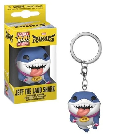Pocket POP! Keychain Marvel Rivals - Jeff The Land Shark