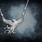 Harry Potter The Phoenix Pendant Solid Sterling Silver