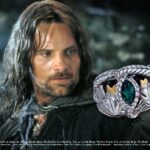 The Lord Of The Rings Barahir Ring Solid Steel Size 09 Noble Collection