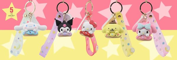 Hello Kitty Donuts Series Assorted Keychain