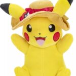 Pokemon Pikachu Summer Hat Plush 20cm