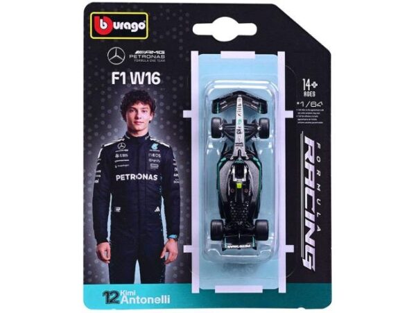 Bburago F1 Mercedes-AMG F1 W16 25 Antonelli #12 Scale 1:64