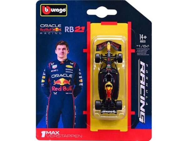 Bburago F1 RedBull Racing RB21 25 Verstappen #1 Scale 1:64