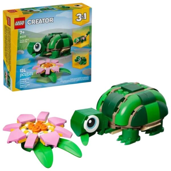 LEGO Creator 31377 Turtle With a Water Lily Flower
