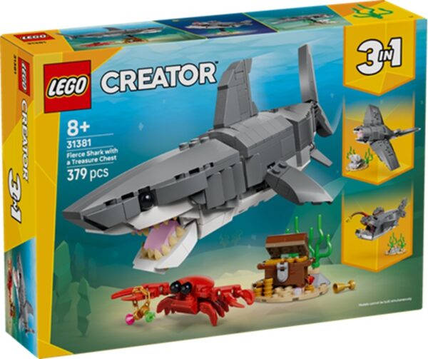 LEGO Creator 31381 Fierce Shark With a Treasure Chest