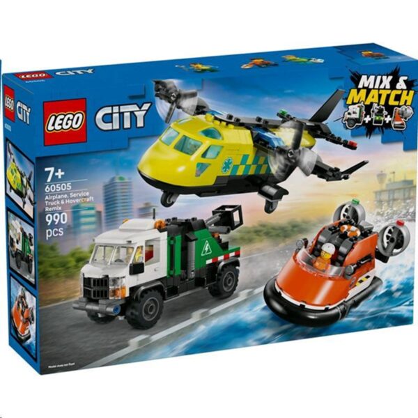 LEGO City 60505 Airplane, Service Truck and Hovercraft Rem