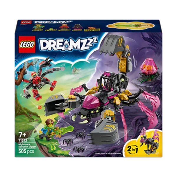 LEGO Dreamzzz 71513 Nightmare Scorpion Digger