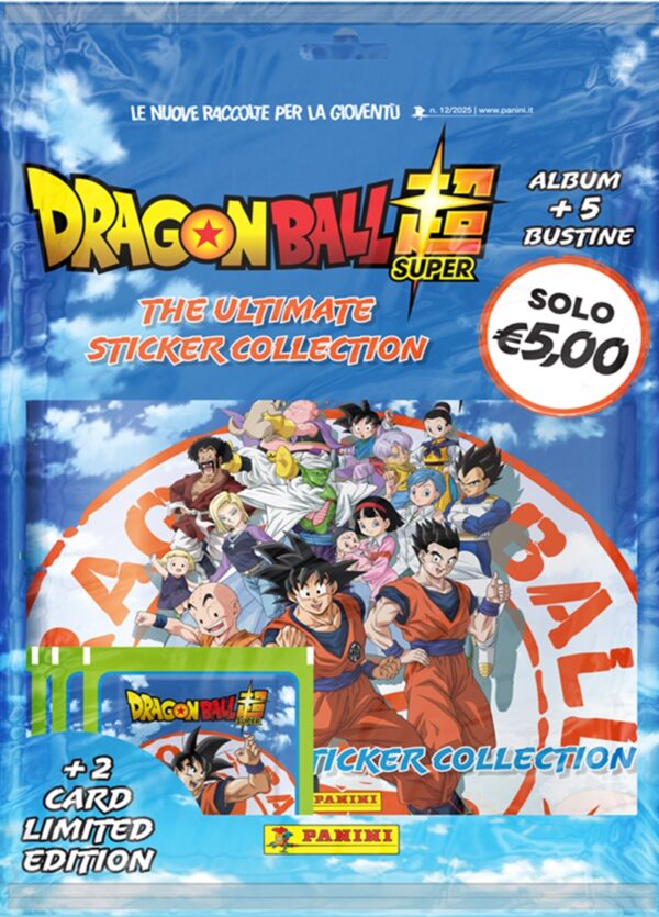 Dragon Ball Super The Ultimate Sticker Collection Album Starter Pack