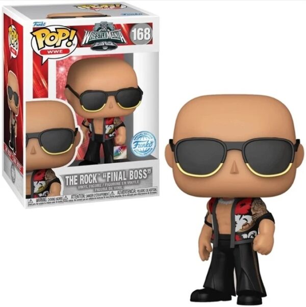 Funko POP! WWE N° 168 - The Rock "Final Boss"