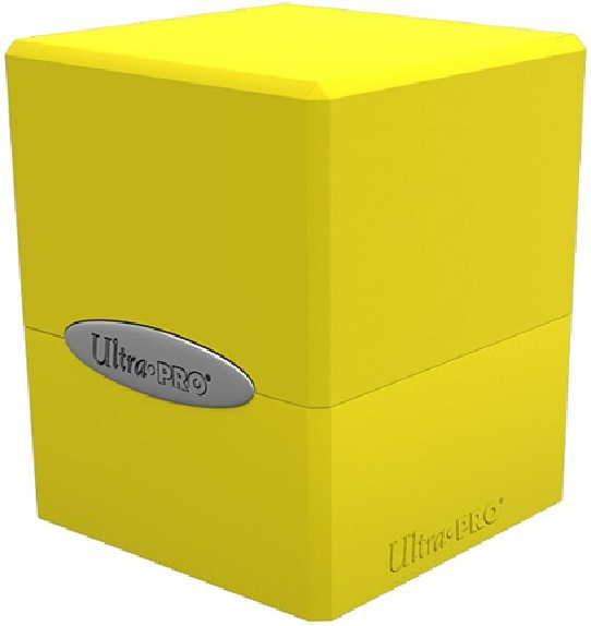 Ultra Pro Deck Box Satin Cube Lemon Yellow