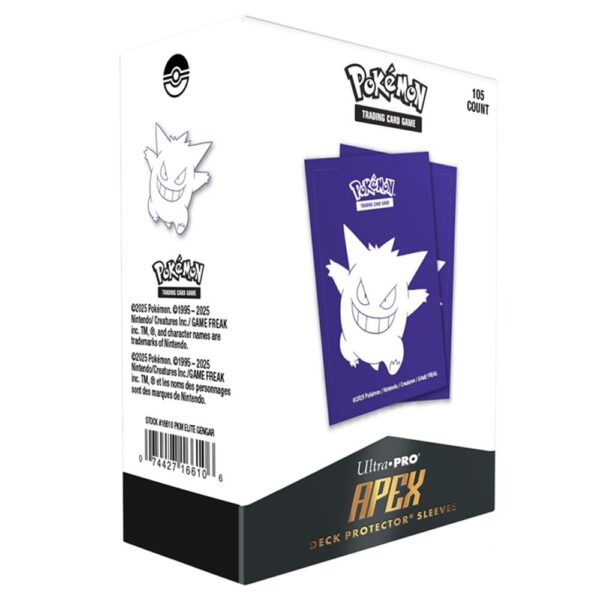 Ultra Pro Pokemon Elite Series Gengar Apex Deck Protector 105ct