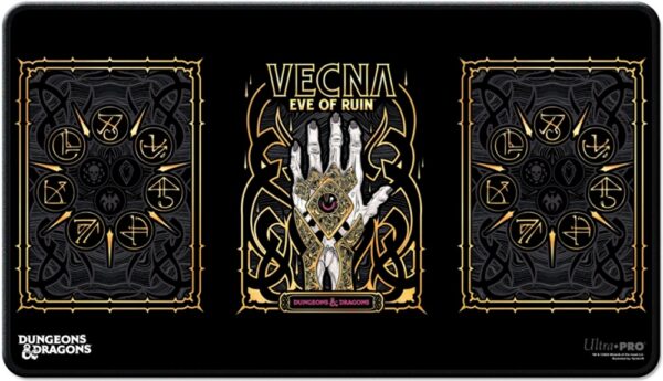 Dungeons & Dragons Vecna Eve of Ruin Black Stitched Playmat