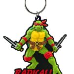 Teenage Mutant Ninja Turtle Raphael Soft Touch Keychain