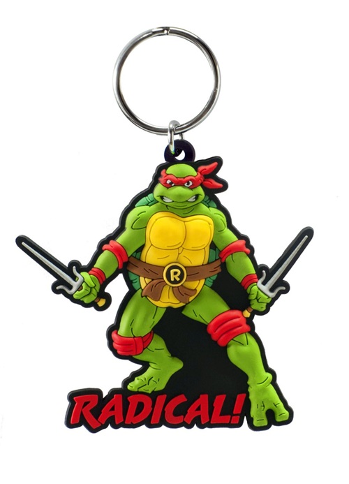Teenage Mutant Ninja Turtle Raphael Soft Touch Keychain
