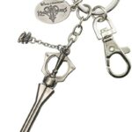 Disney Kingdom Hearts Sleeping Lion Pewter Keychain