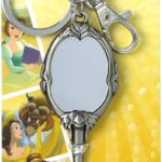 Disney Beauty and the Beast Mirror Pewter Keychain