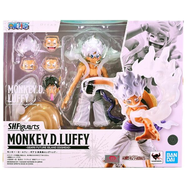 One Piece Luffy Gear 5 "Egghead Island" S.H. Figuarts Bandai Figure