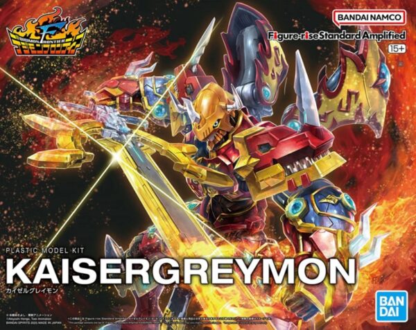 Digimon Kaisergreymon Figure-rise Standard Amplified Bandai Model Kit