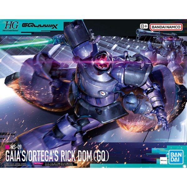 Gundam GQuuuuuuX Gaia Ortega Rick Dom 1/144 Bandai Model Kit