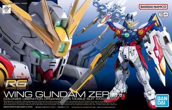 Gundam Wing Gundam Zero RG 1/144 Bandai Model Kit