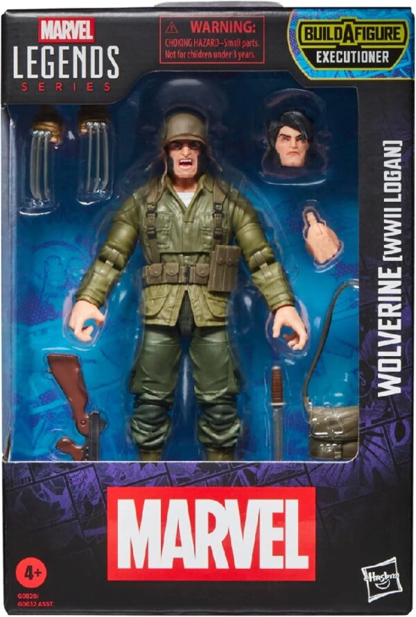 Marvel Wolverine (WWII Logan) Legends Series Hasbro Figure