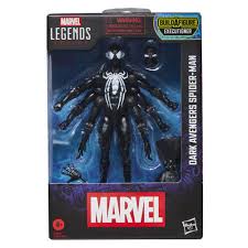 Marvel Dark Avengers Spider-Man Legends Series Hasbro Figure