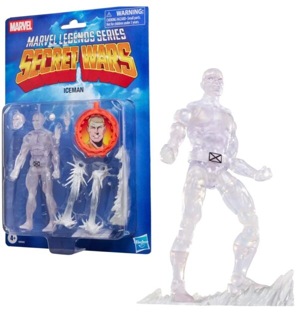 Marvel Ice Man "Secret Wars" Legends Series Hasbro Figure