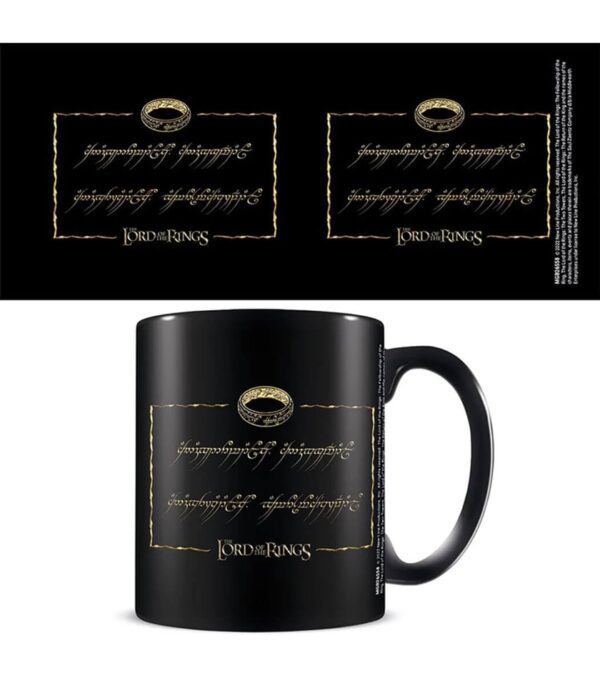 The Lord Of The Rings One Ring Black Pod Mug
