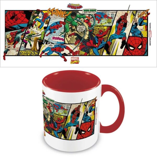 Marvel Spider-Man Comics Colored Inner Mug