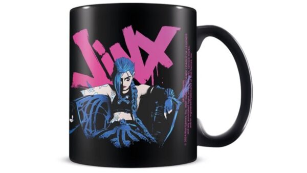 League Of Legends Arcane Jinx Black Pod Mug