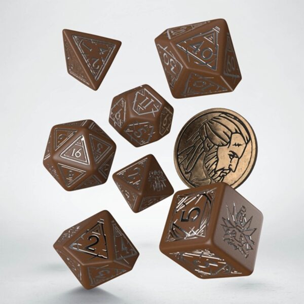 Q-Workshop The Witcher Dice Set Geralt - Roach's Companion