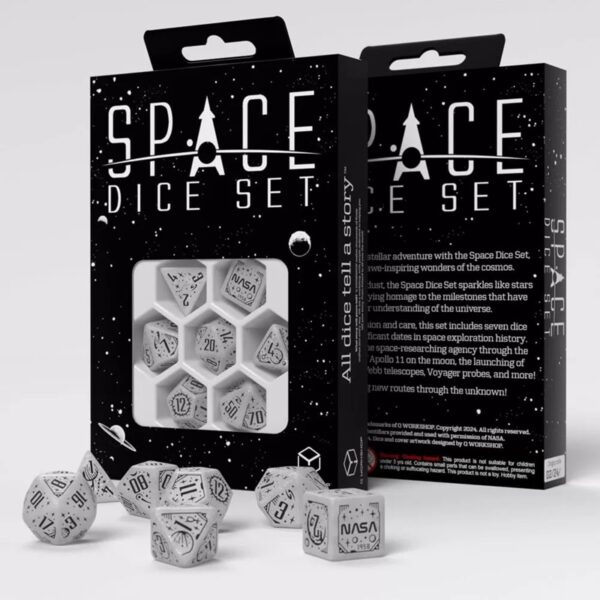 Q-Workshop Space Dice Set Apollo