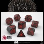 Q-Workshop Game of Thrones Targaryen Dice Set