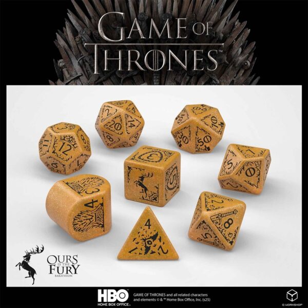 Q-Workshop Game of Thrones Baratheon Dice Set