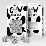 Q-Workshop Cow Dice Set MOOzilla
