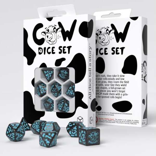 Q-Workshop Cow Dice Set MOOlissa