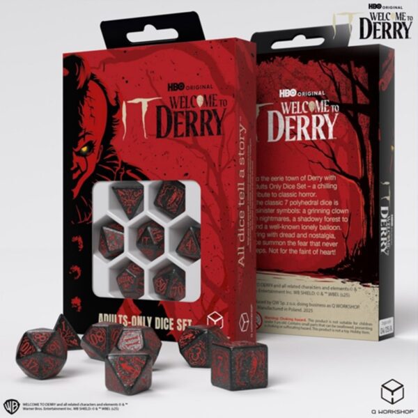 Q-Workshop IT Welcome to Derry Adults-Only Dice Set