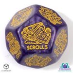 Q-Workshop Treasure Generator Die Shimmering Purple & Gold