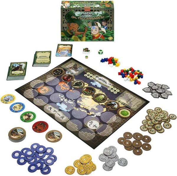 Nickelodeon Avatar The Last Airbender Oh, My Cabbages! Strategic Board Game