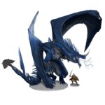 Dungeons & Dragons Icons of the Realms: Anthradusk, Ancient Blue Dragon