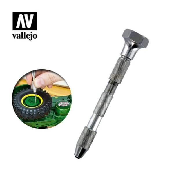 Vallejo - Tools - Pin Vice Double Ended, Swivel Top