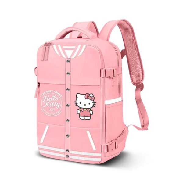 Hello Kitty Varsity Cabin Travel Bag Mercury 40x25x20cm