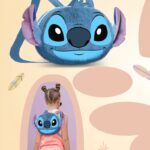 Disney Stitch Love Mini Heady Fur Backpack 25x20x15cm
