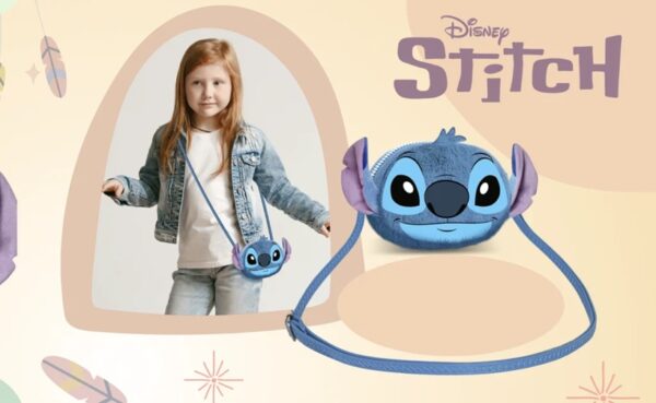 Disney Stitch Love Mini Fur Heady Shoulder Bag 20x15x6cm