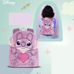 Disney Stitch Angel Love Mini Fur Backpack 25x21x12cm