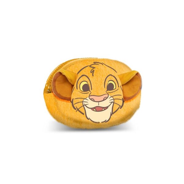 Disney The Lion King Simba Heady Fur Coin Purse 12x11x2cm