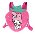 My Melody Strawberry Mini Fur Backpack 25x22x12cm