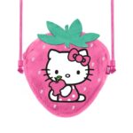 Hello Kitty Strawberry Mini Fur Shoulder Bag 20x15x6cm