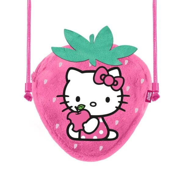 Hello Kitty Strawberry Mini Fur Shoulder Bag 20x15x6cm